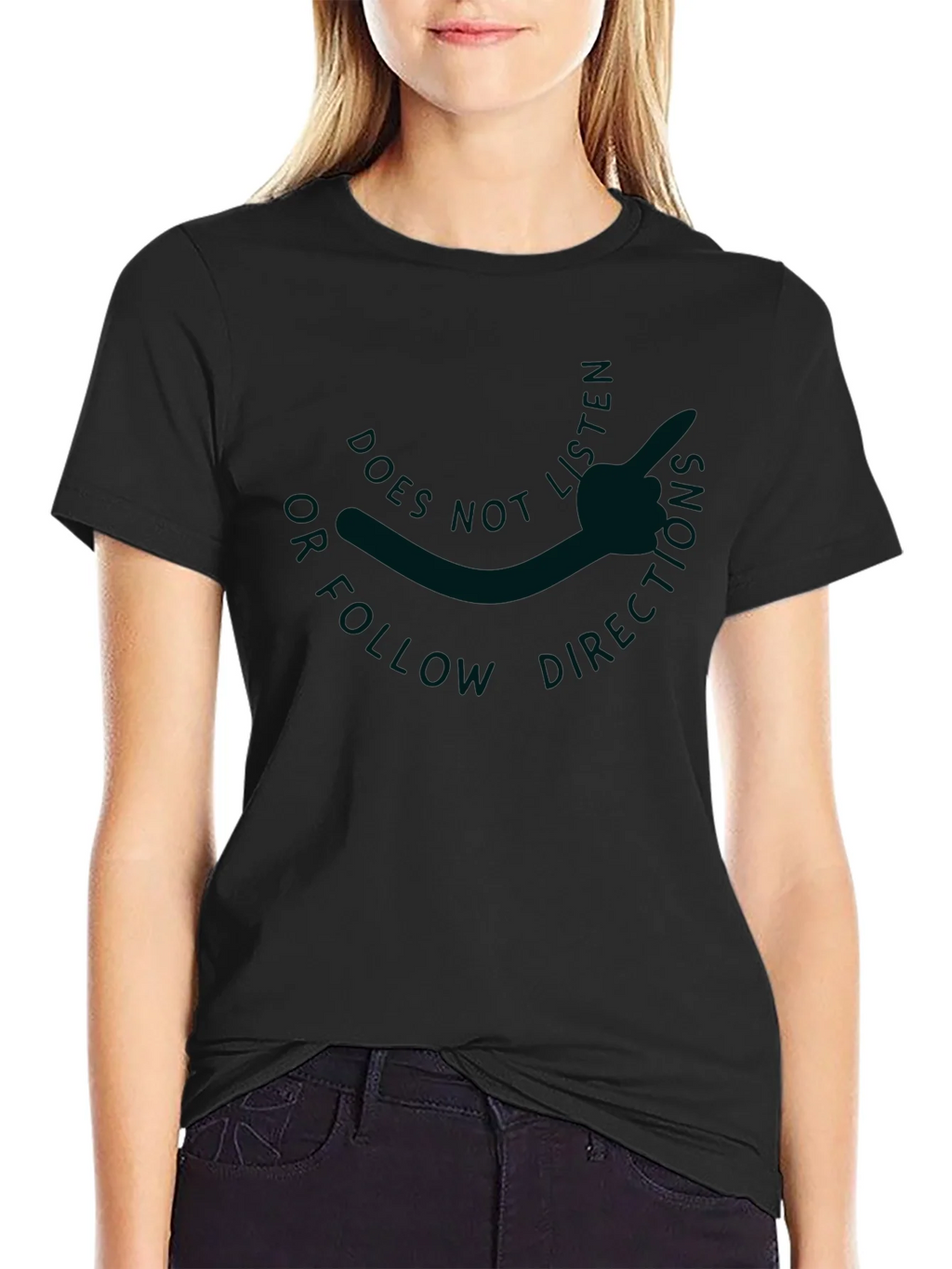 Does Not Follow Directions Graphic Tee