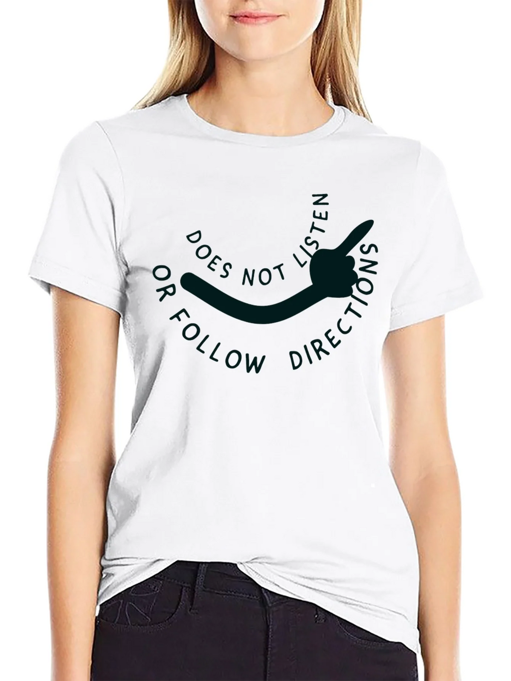 Does Not Follow Directions Graphic Tee