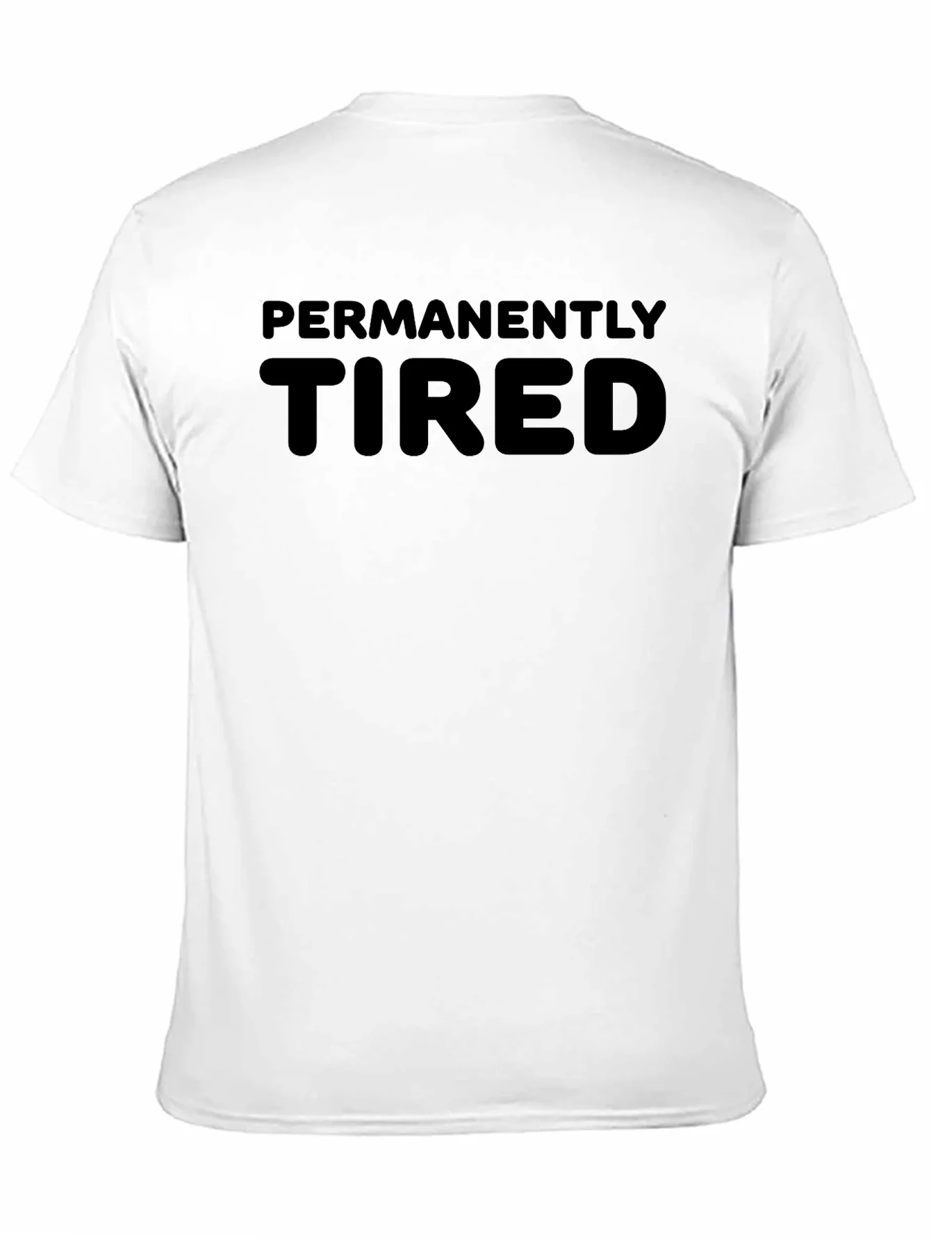 Permanently Tired Graphic Tee - Black T-Shirt