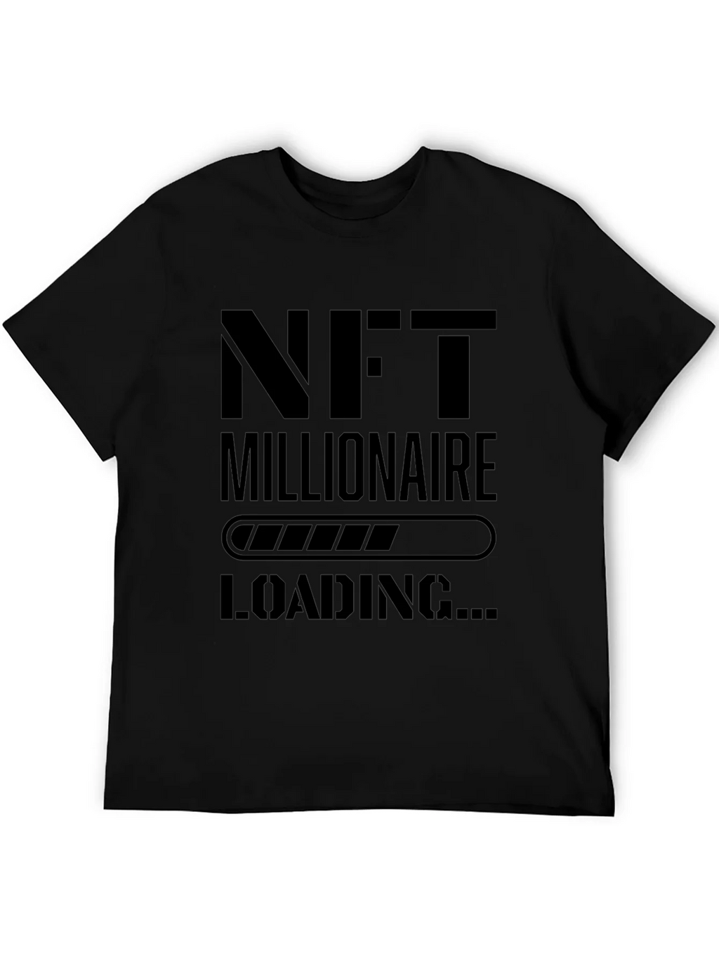 NFT Millionaire Loading Black T-Shirt