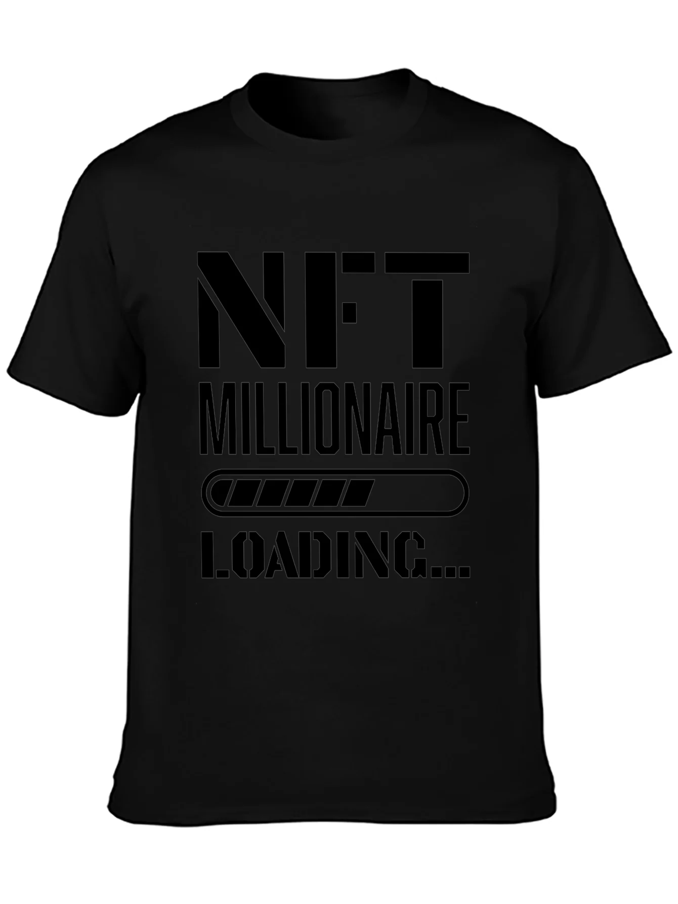 NFT Millionaire Loading Black T-Shirt