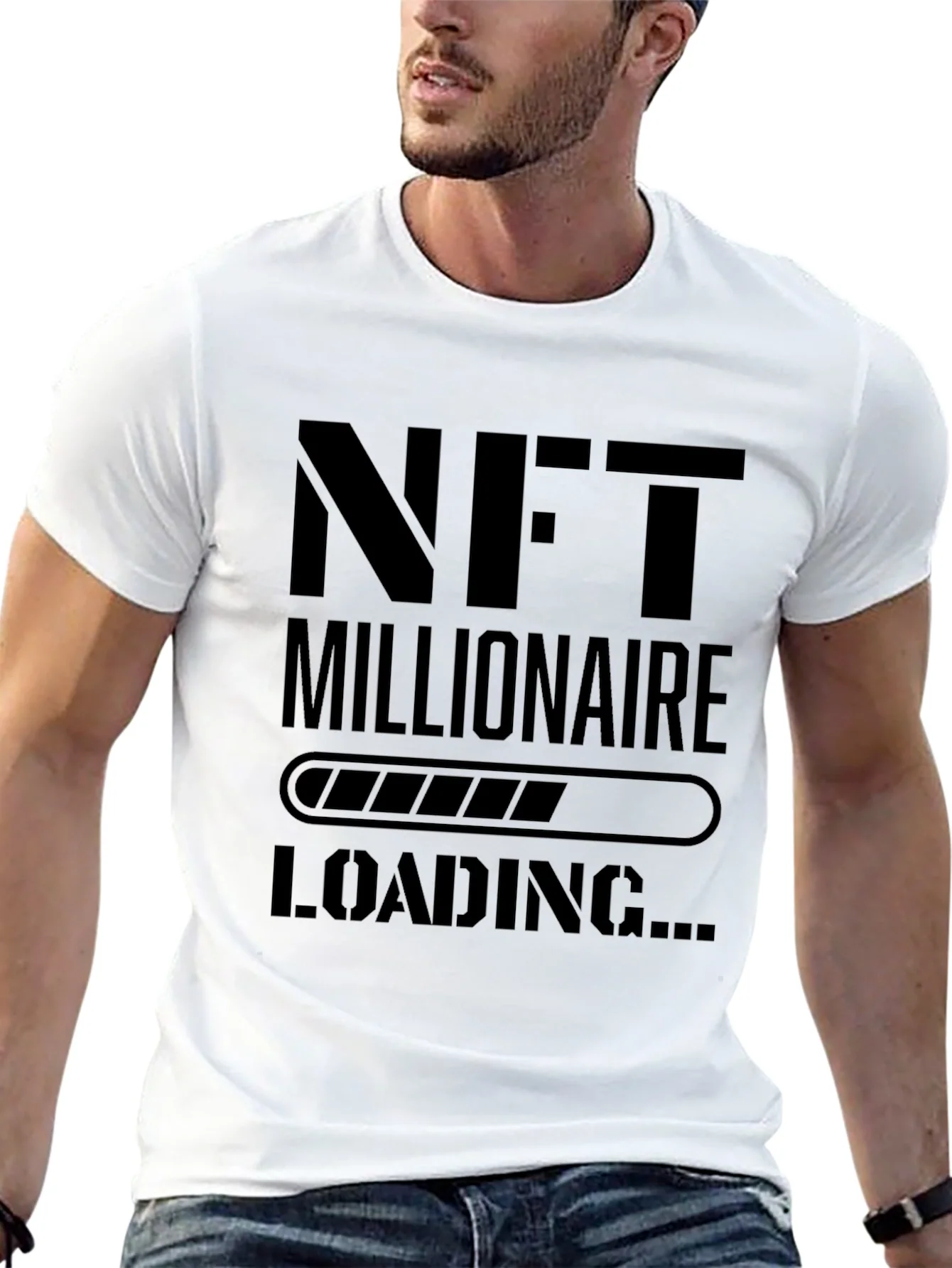 NFT Millionaire Loading Black T-Shirt