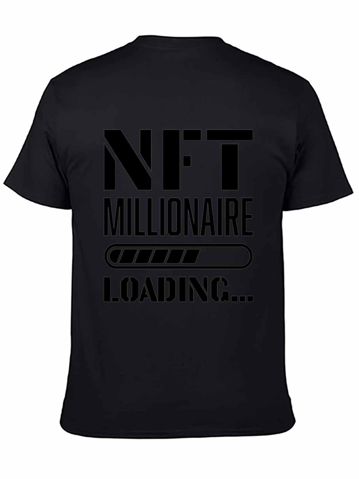 NFT Millionaire Loading Black T-Shirt