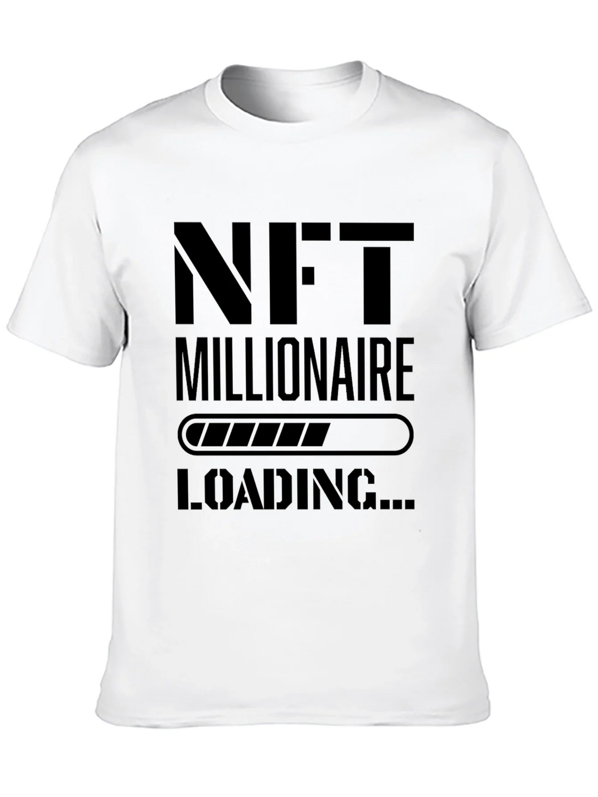 NFT Millionaire Loading Black T-Shirt