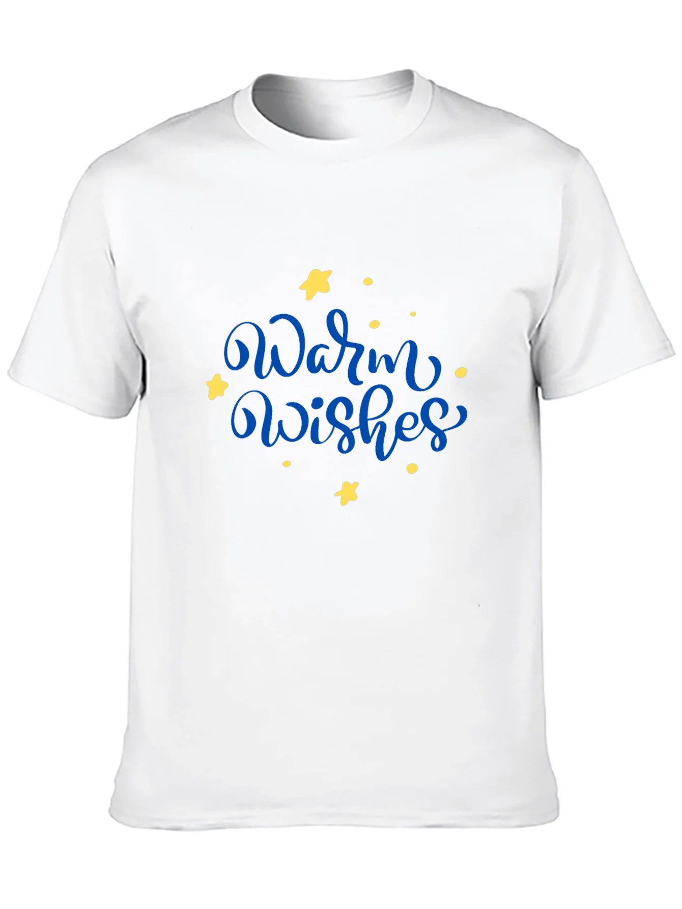 Warm Wishes Graphic Tee - Black Casual T-Shirt