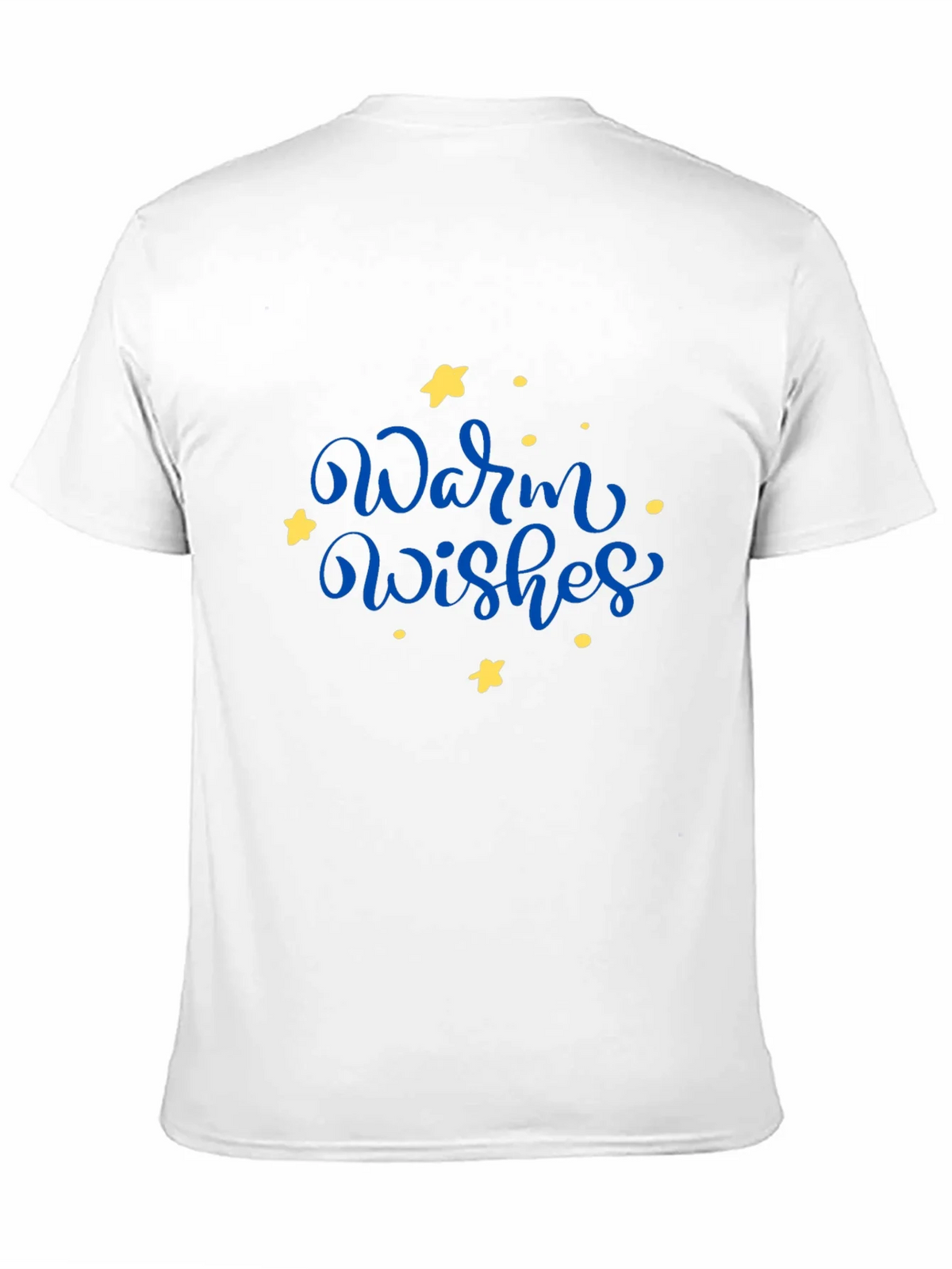Warm Wishes Graphic Tee - Black Casual T-Shirt