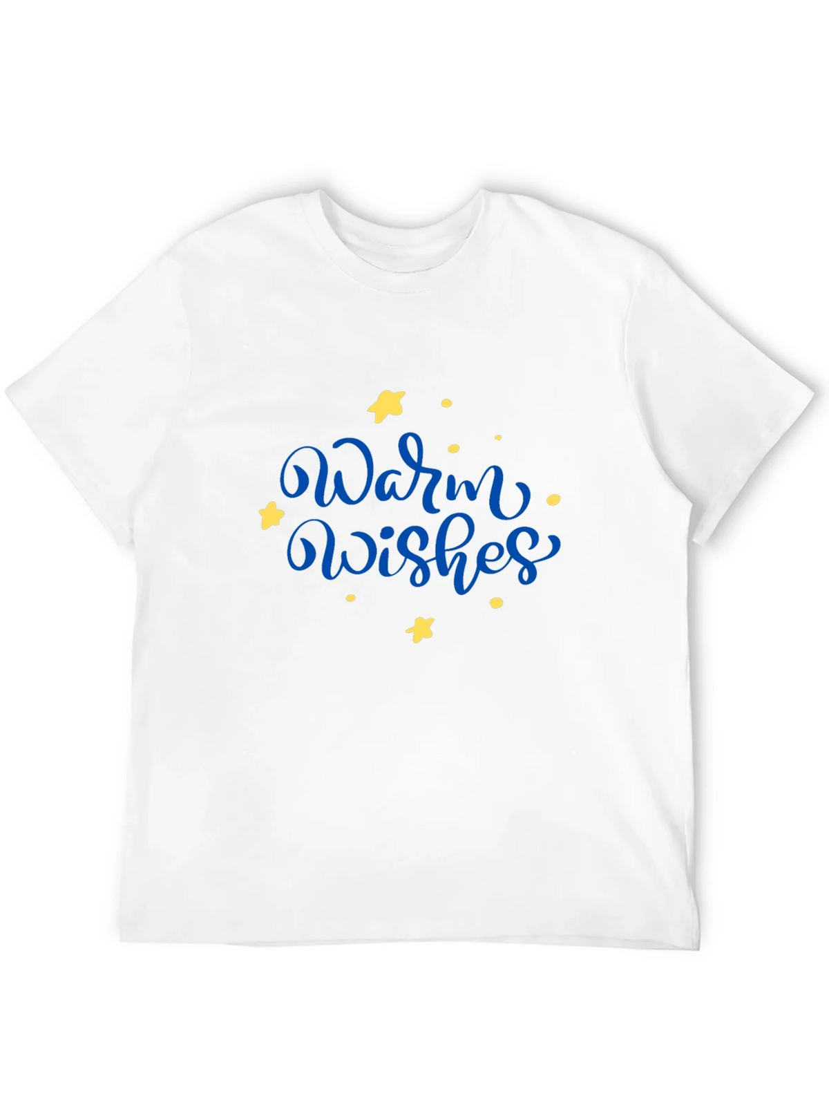 Warm Wishes Graphic Tee - Black Casual T-Shirt