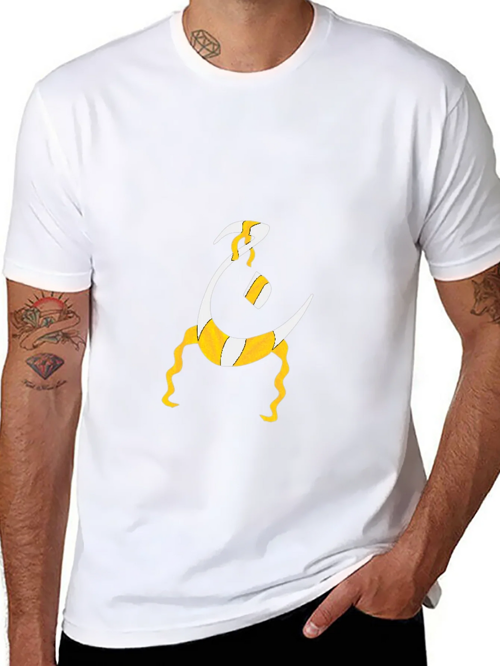 Graphic Tee - Arabic Letter Design