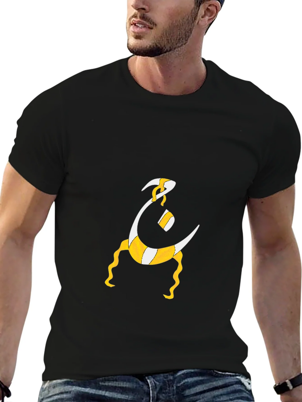 Graphic Tee - Arabic Letter Design