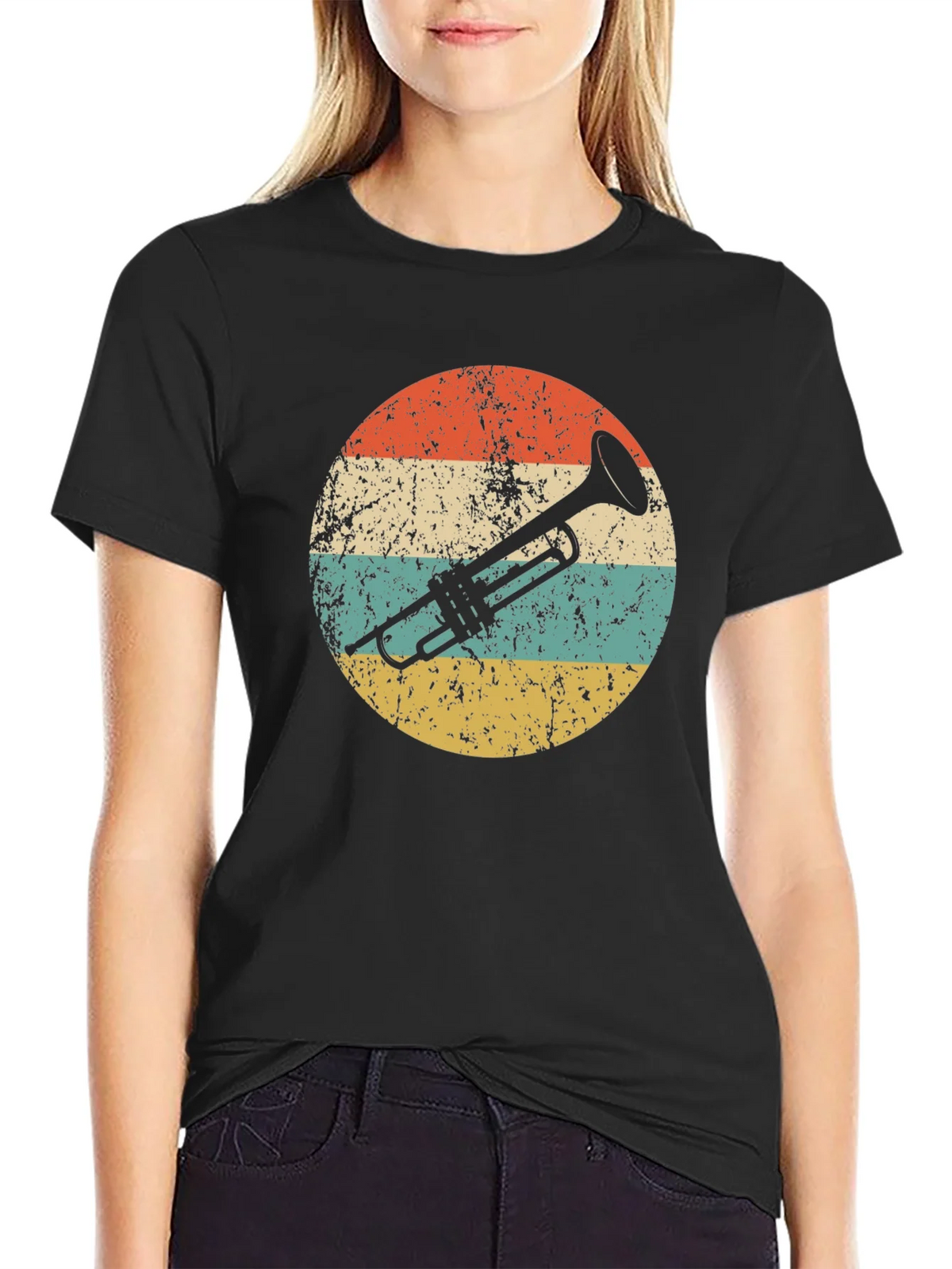 Retro Trumpet Graphic Tee