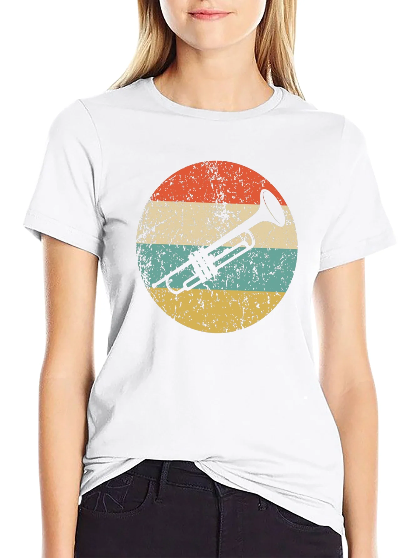 Retro Trumpet Graphic Tee