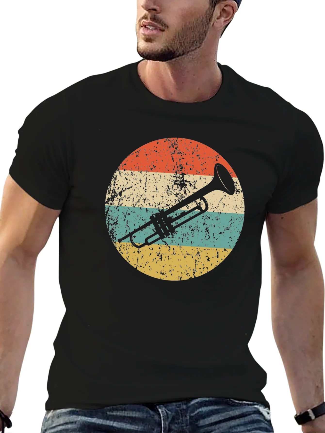 Retro Trumpet Graphic Tee