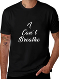 I Cant Breathe Graphic Tee - Black