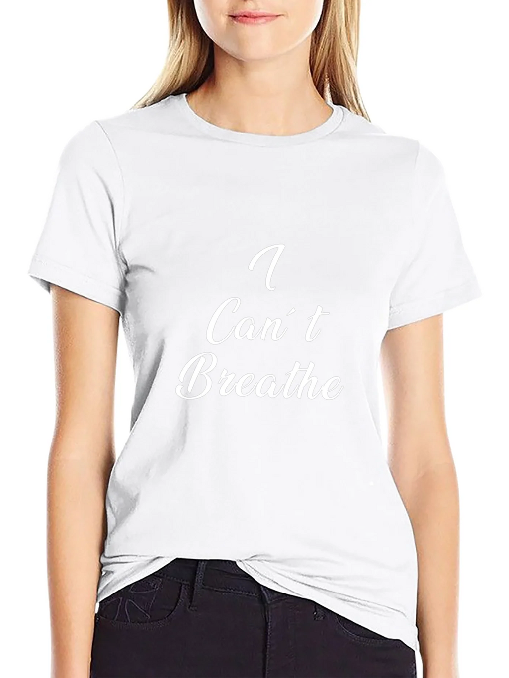 I Cant Breathe Graphic Tee - Black