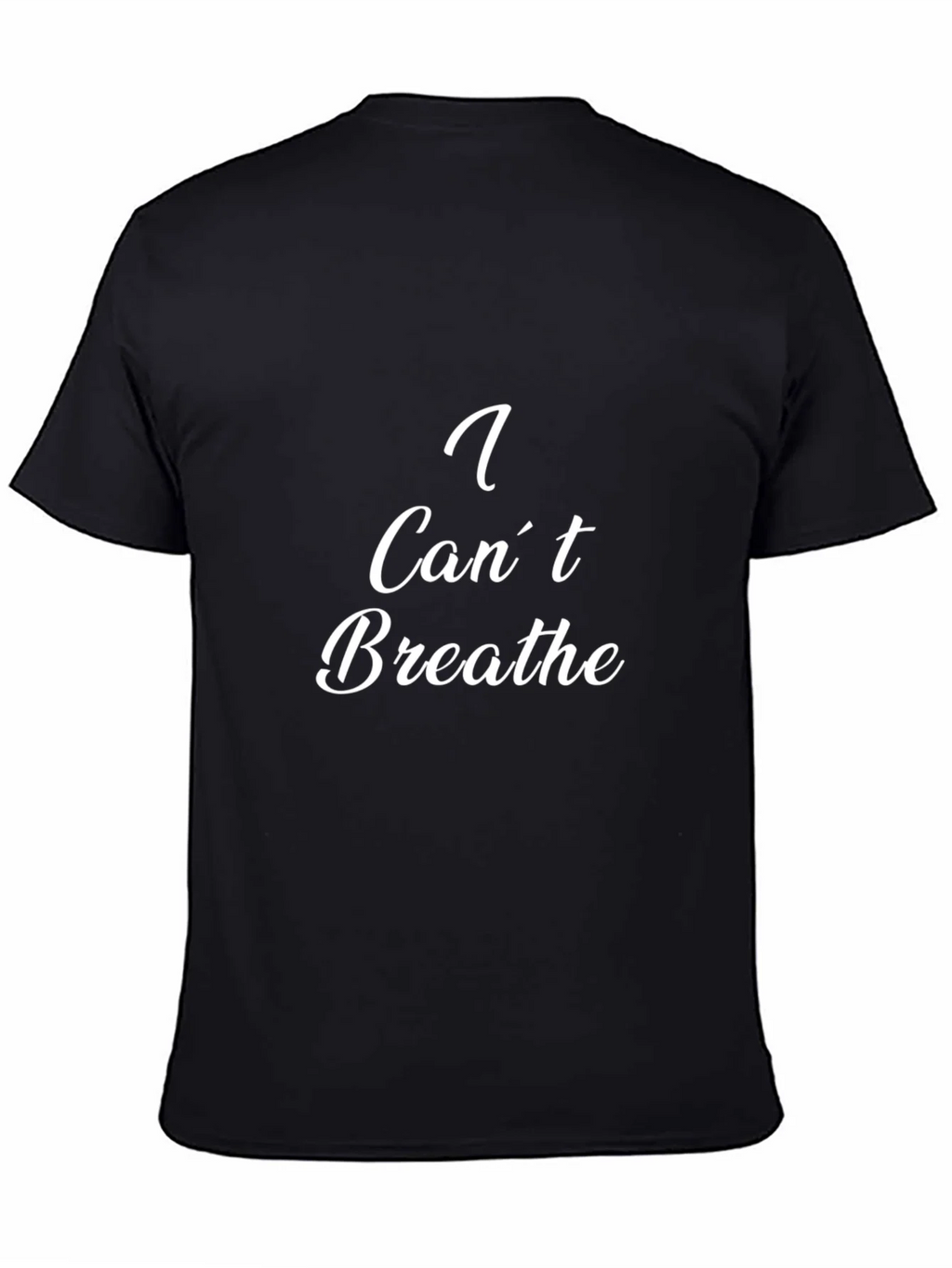 I Cant Breathe Graphic Tee - Black