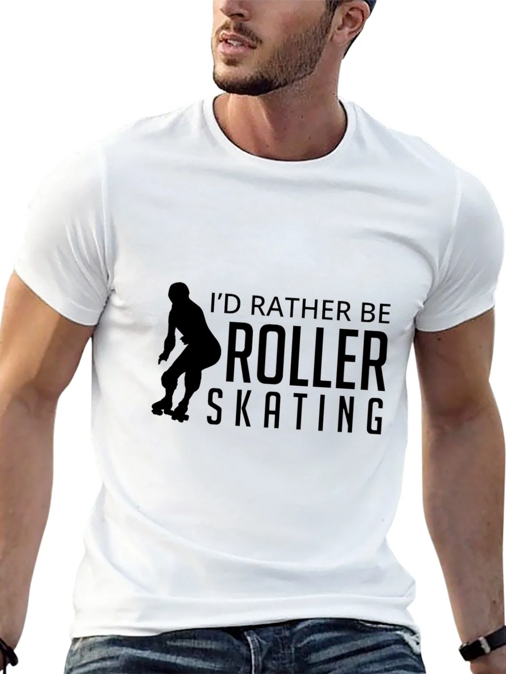 Id Rather Be Roller Skating T-Shirt
