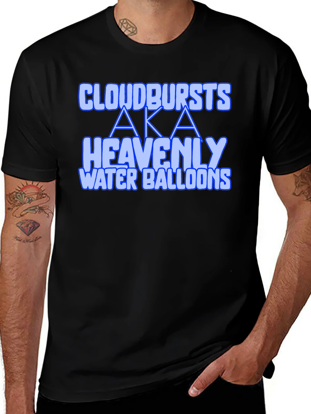 Cloudbursts AKA Heavenly Water Balloons Graphic Tee