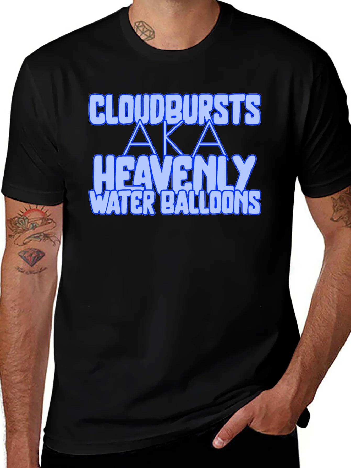 Cloudbursts AKA Heavenly Water Balloons Graphic Tee