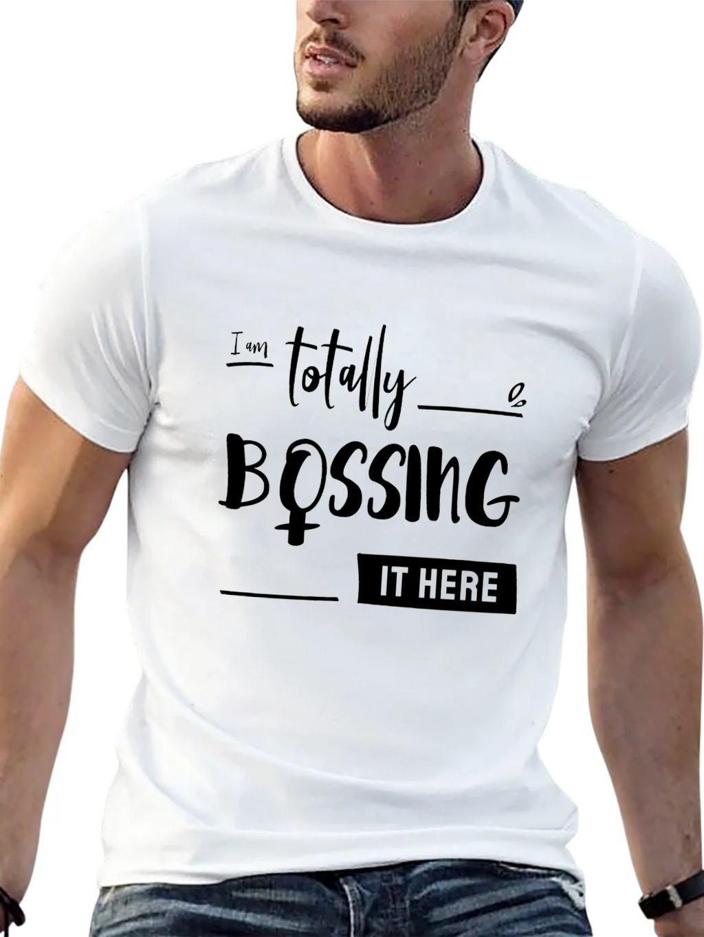 Bossing It Here Graphic Tee