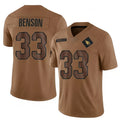 A.Cardinals #33 Trey Benson Player Brown Salute To Service Limited Football Jerseys