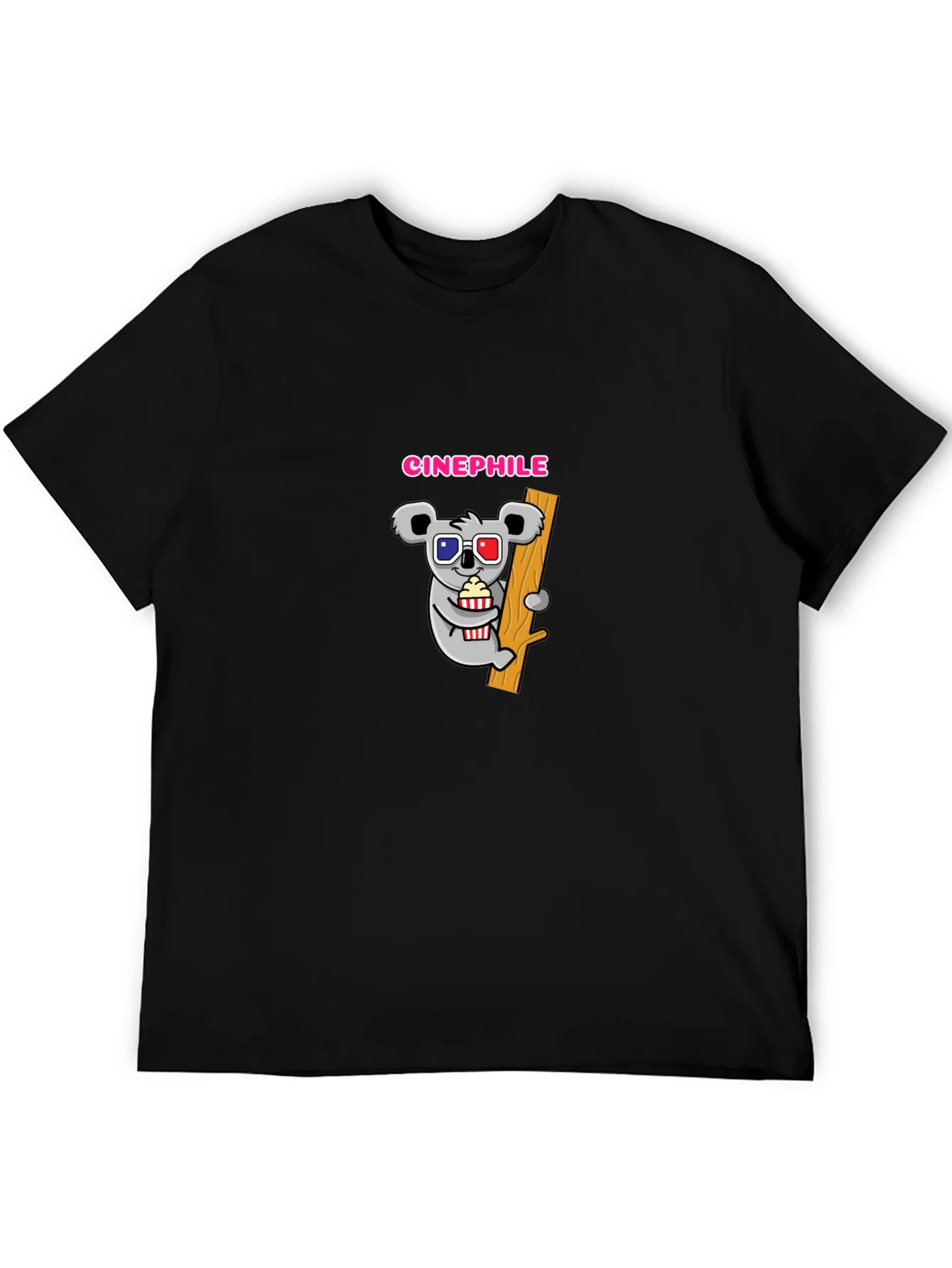 Cinephile Koala Graphic T-Shirt