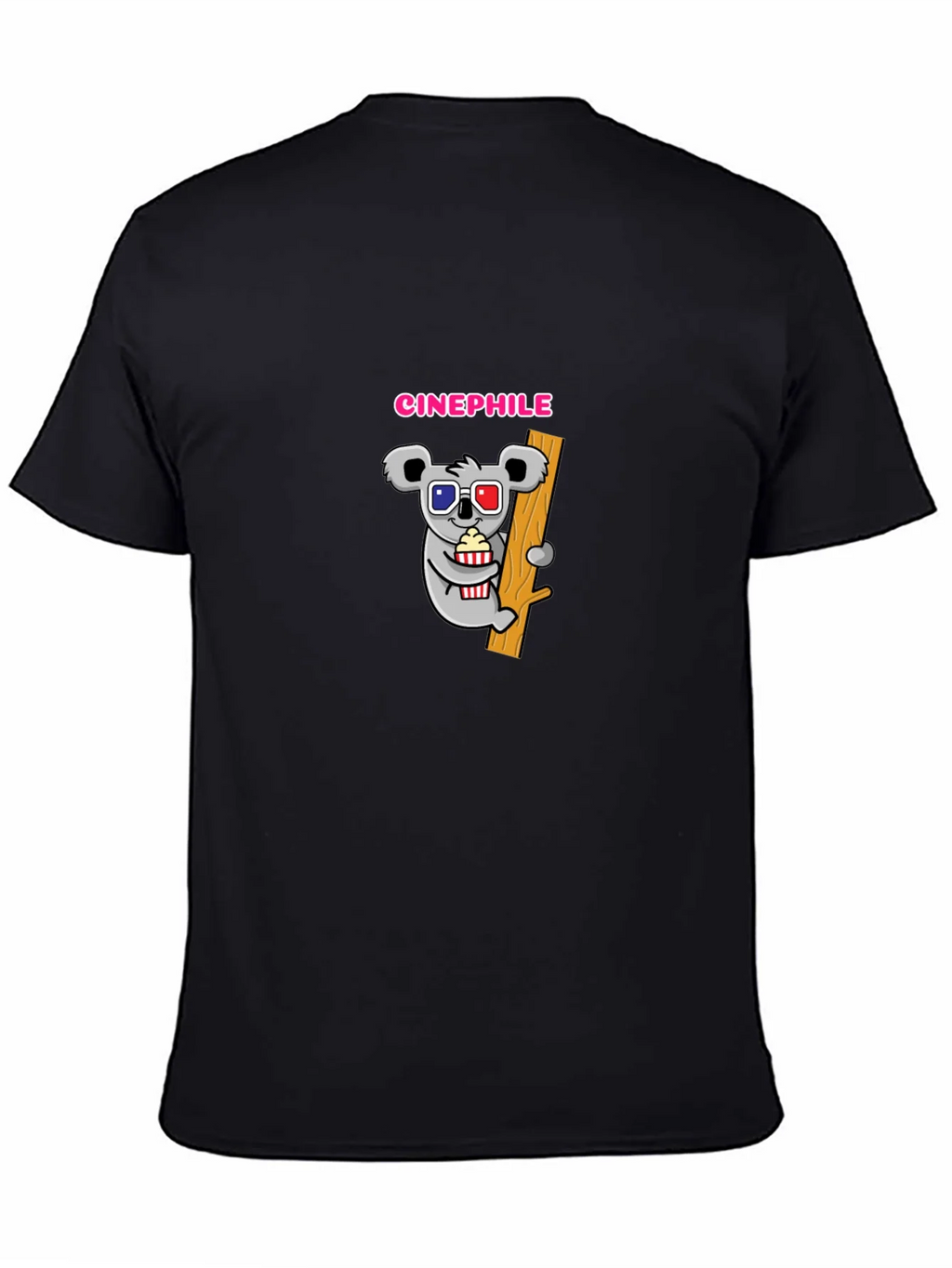 Cinephile Koala Graphic T-Shirt