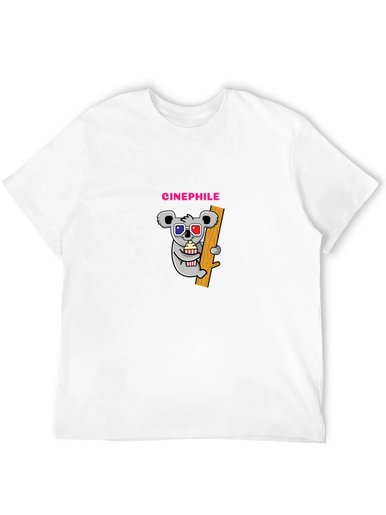 Cinephile Koala Graphic T-Shirt