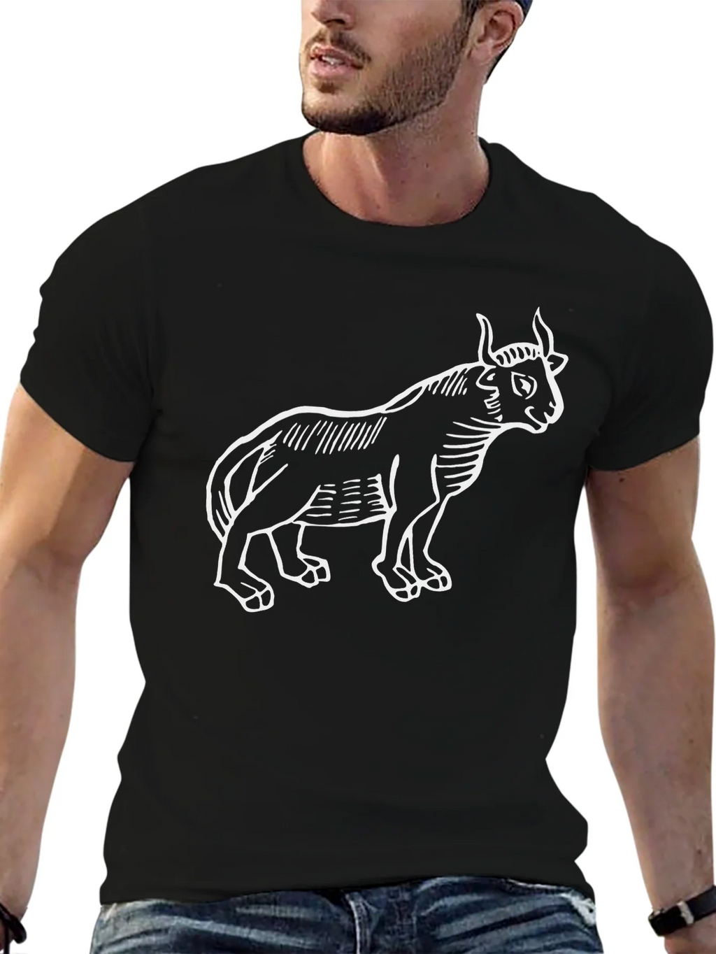 Black Bull Graphic Tee - Unisex Style
