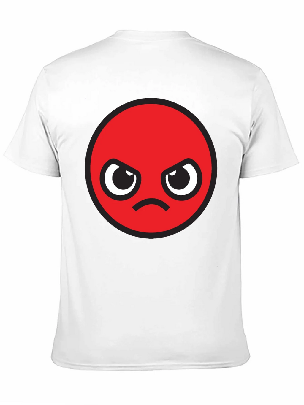 Angry Emoji Graphic Black T-Shirt