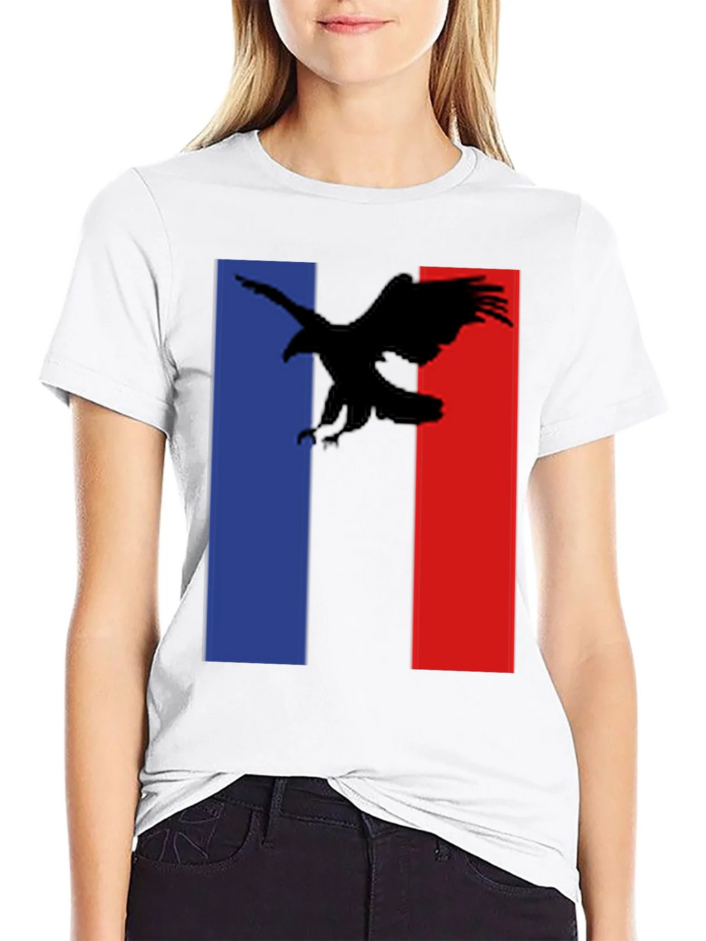 Eagle Graphic Tee - Patriotic Black T-Shirt