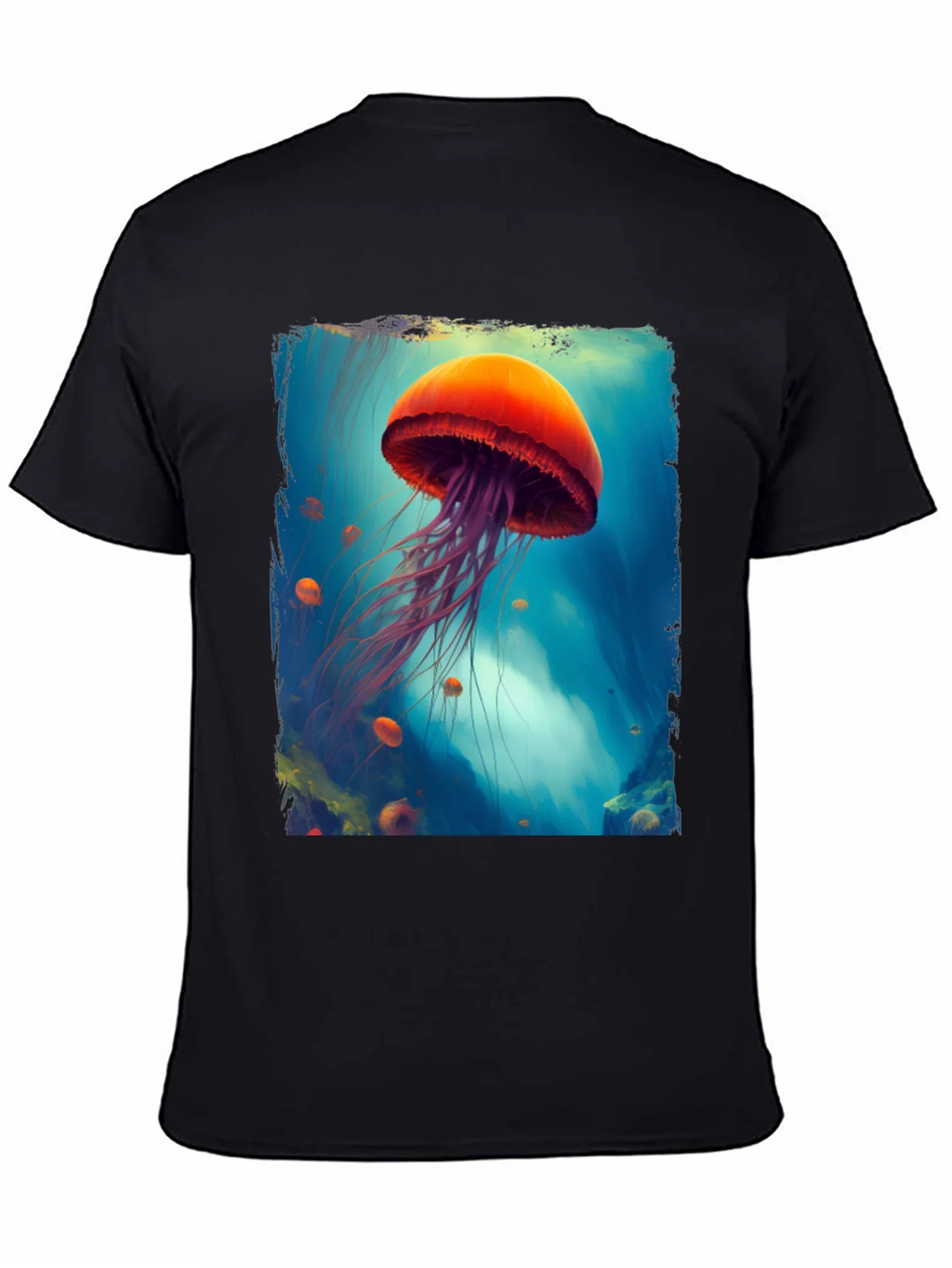 Jellyfish Graphic Tee - Underwater Art Shirt