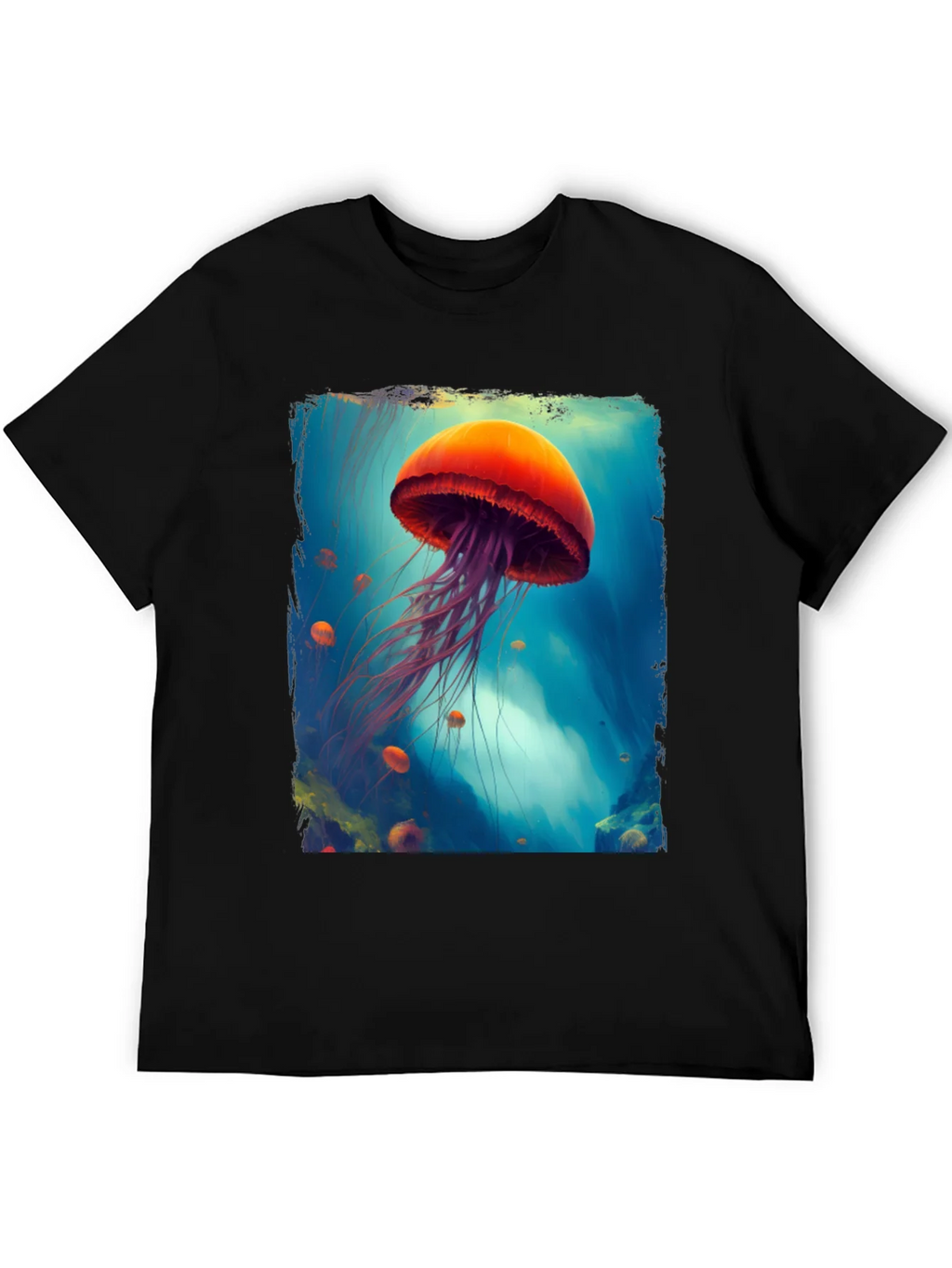 Jellyfish Graphic Tee - Underwater Art Shirt