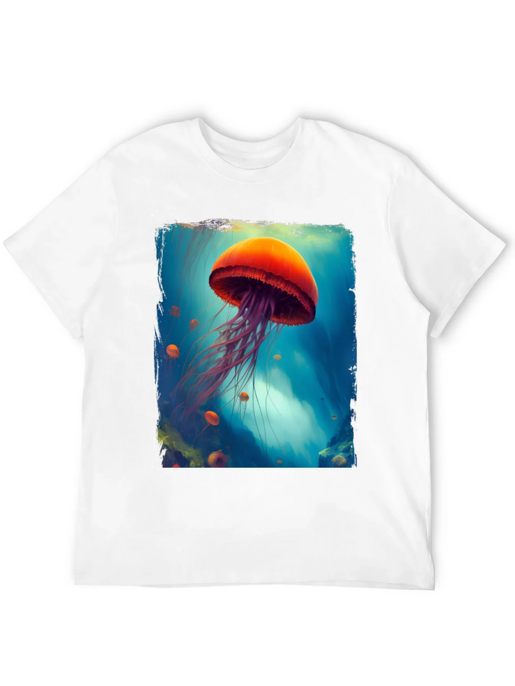 Jellyfish Graphic Tee - Underwater Art Shirt