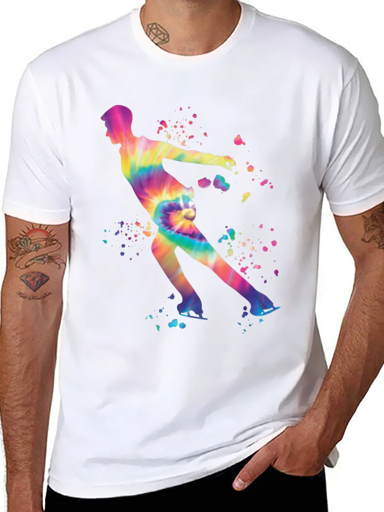Tie Dye Figure Skating T-Shirt