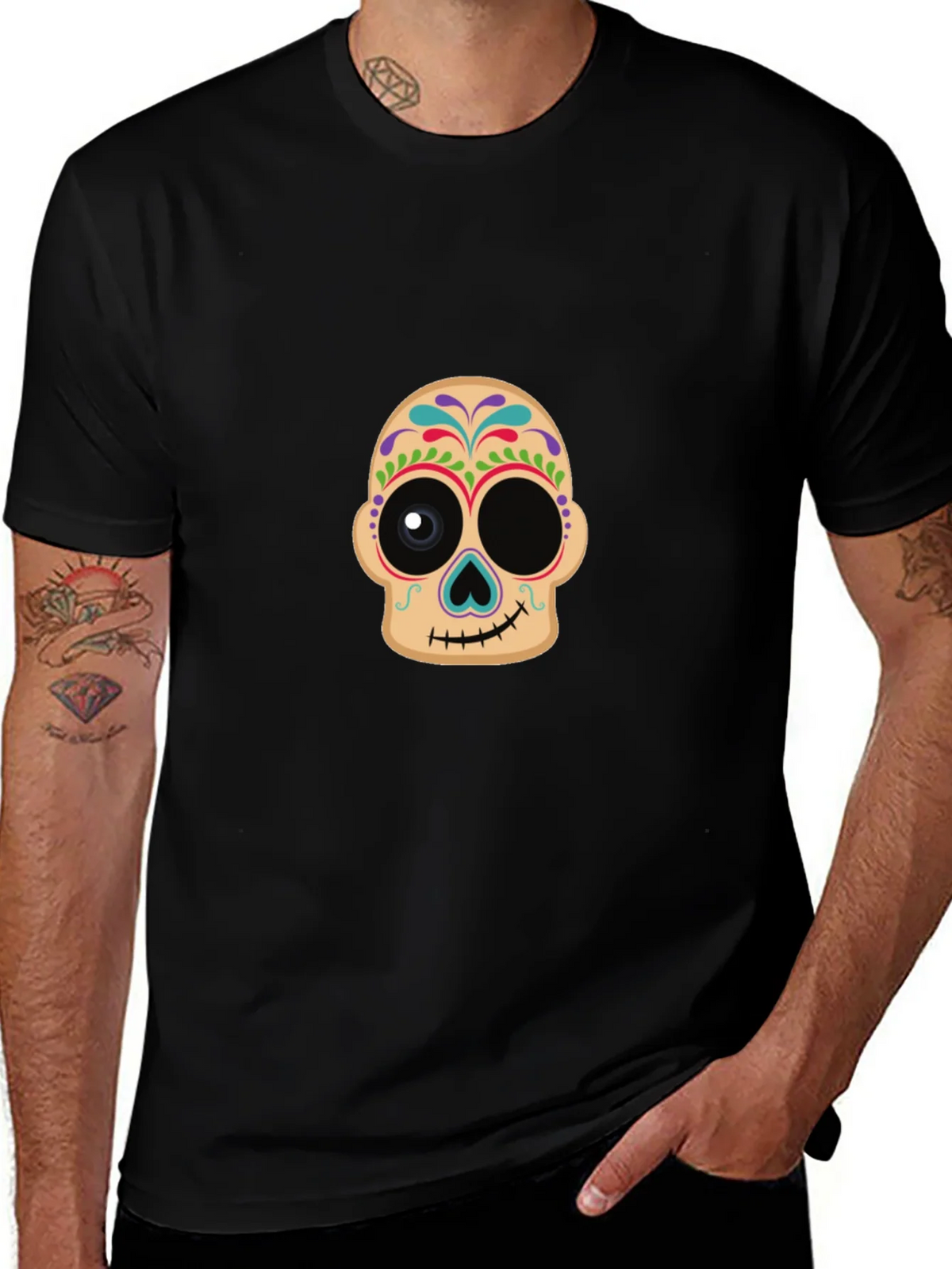 Sugar Skull Black T-Shirt