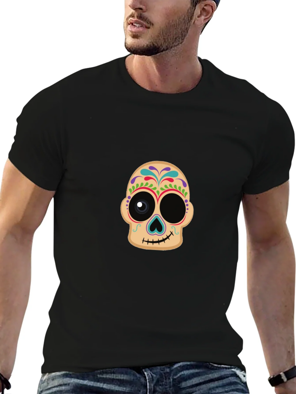 Sugar Skull Black T-Shirt
