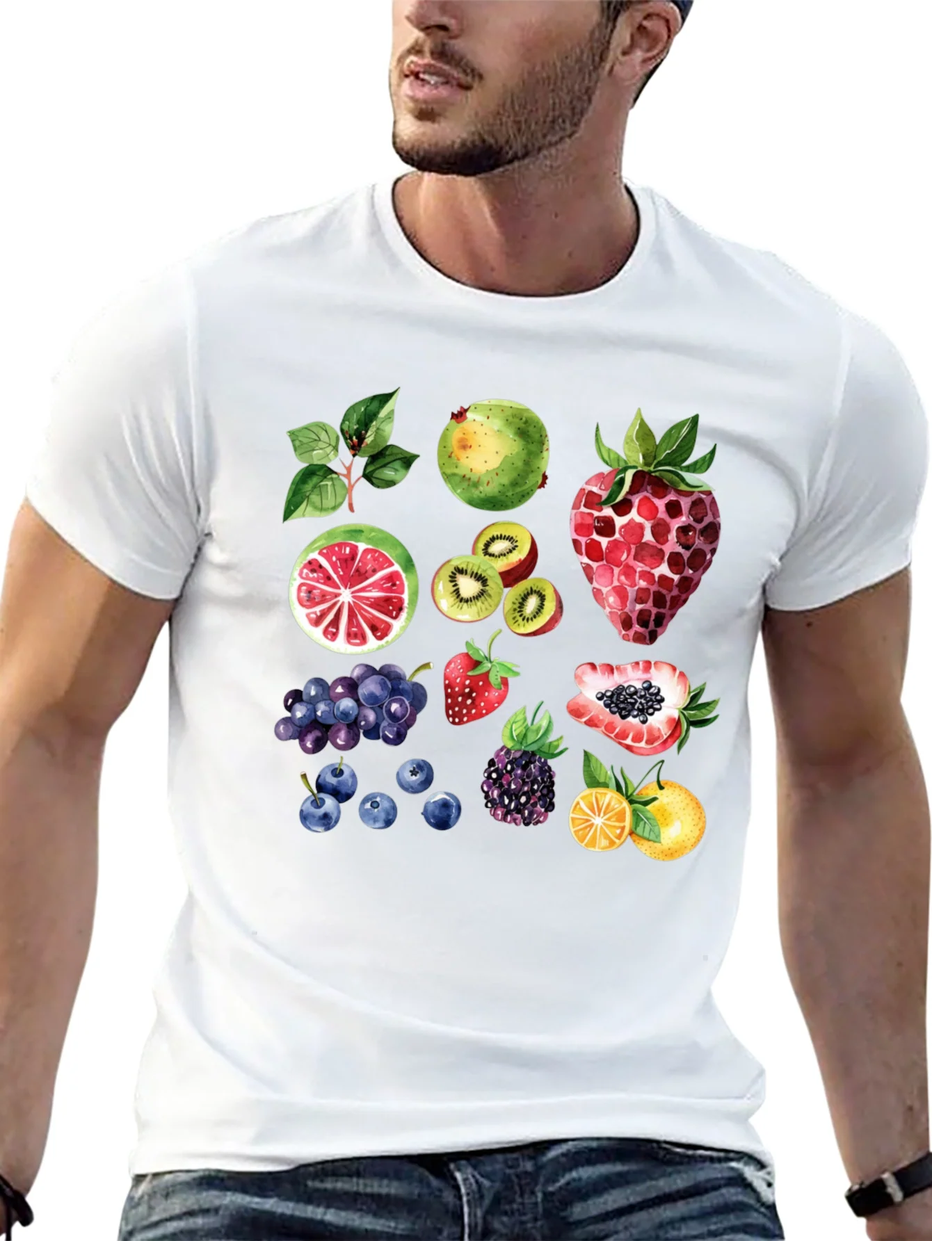 Fruit Pattern T-Shirt