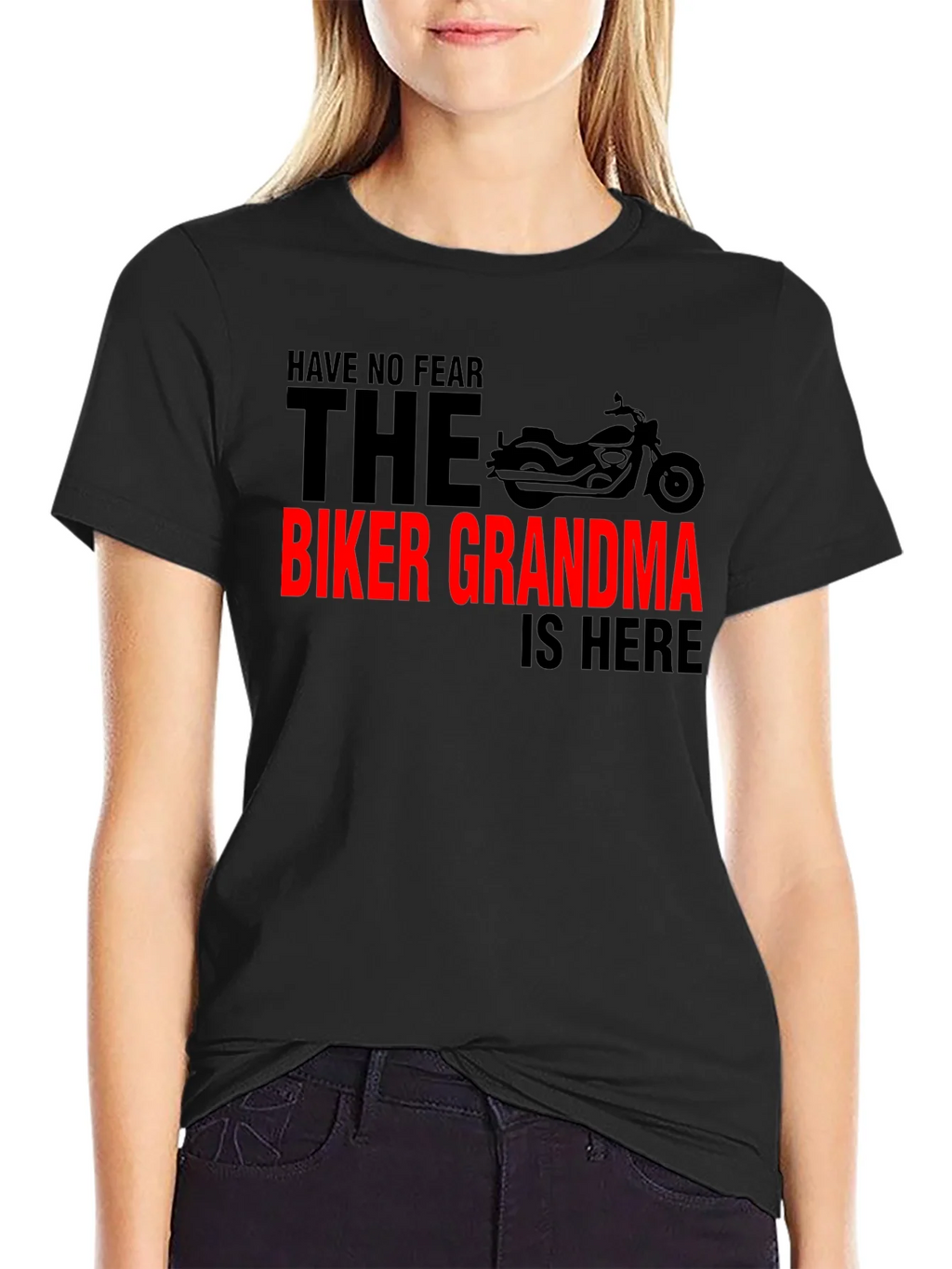 Biker Grandma T-Shirt - Ride with No Fear!