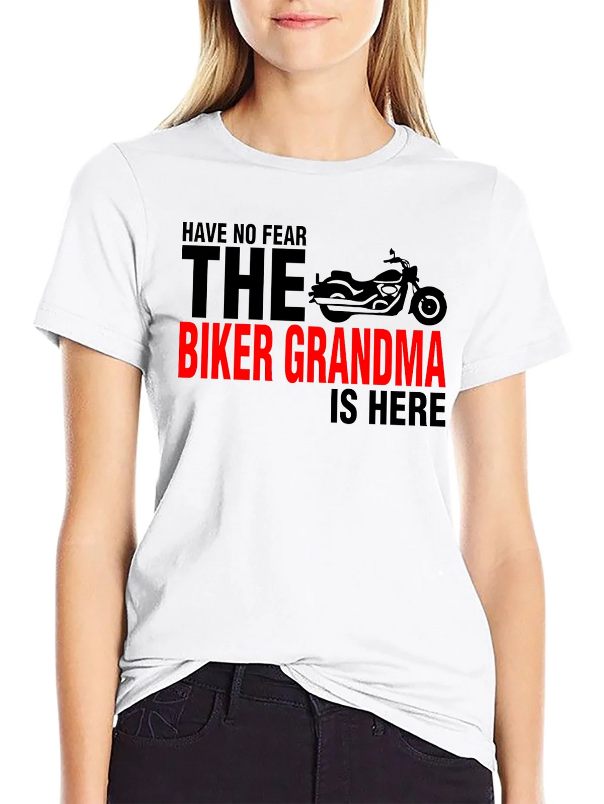 Biker Grandma T-Shirt - Ride with No Fear!
