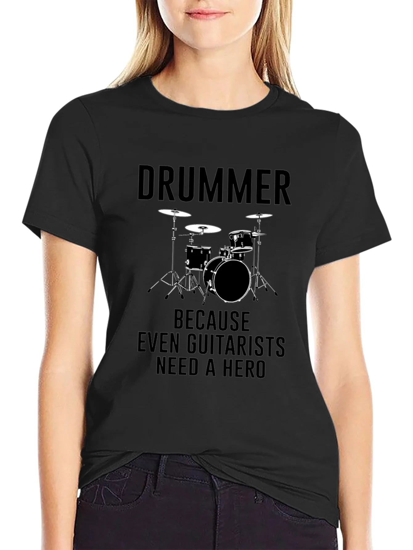 Drummer Hero T-Shirt - Musician Graphic Tee
