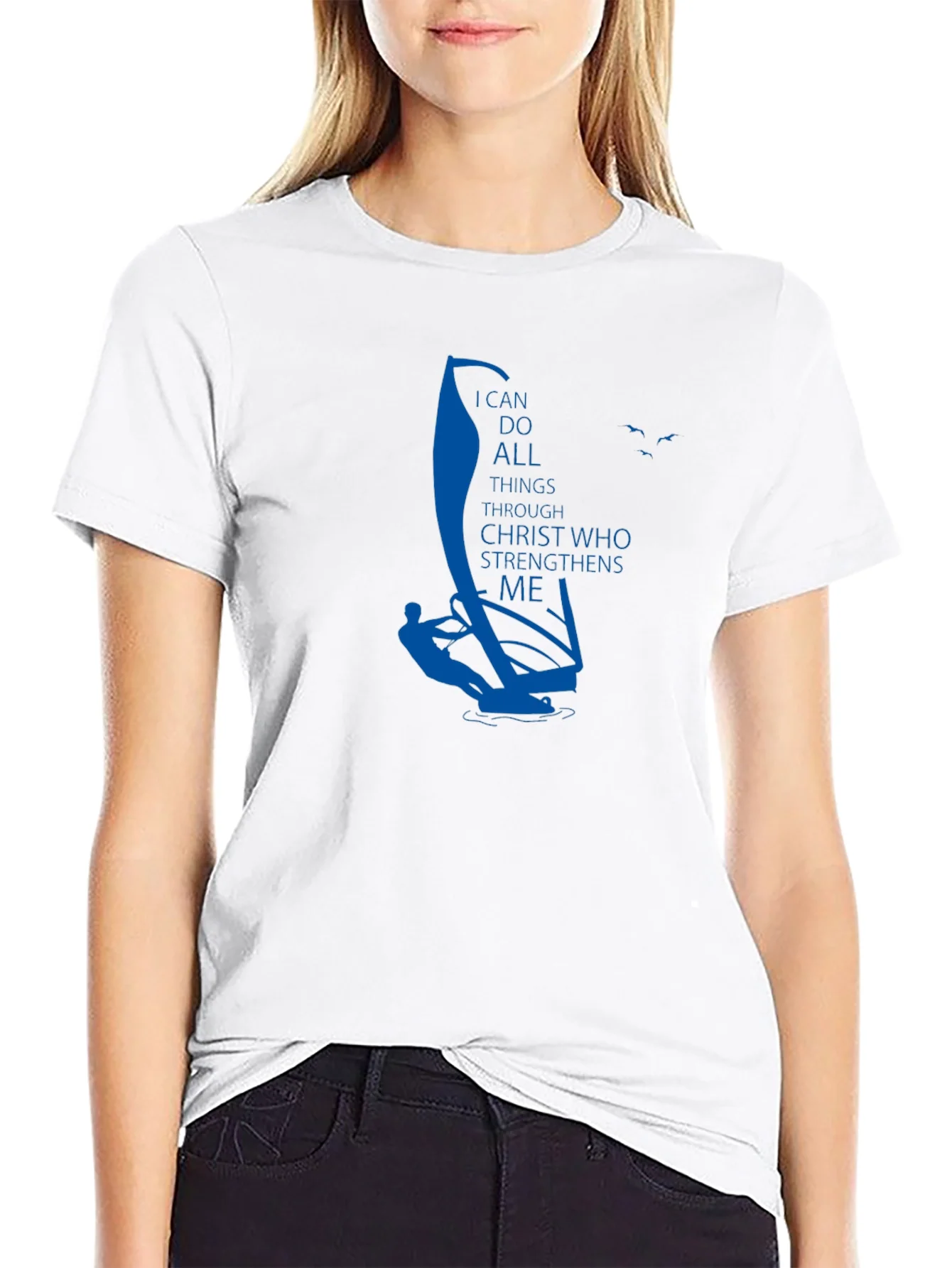 Faith Windsurfer T-Shirt: I Can Do All Things