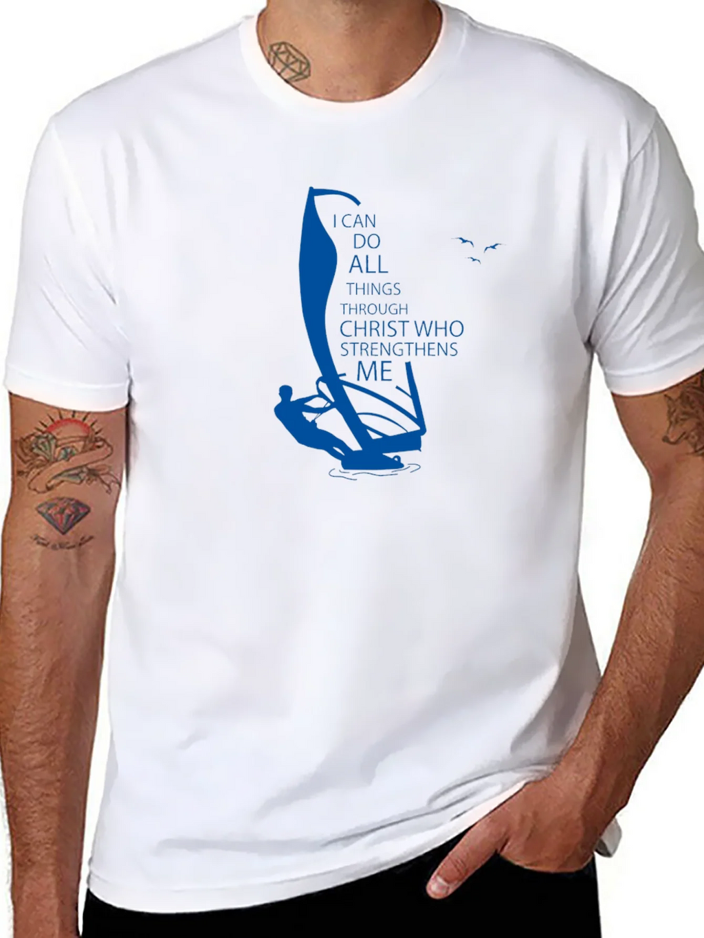 Faith Windsurfer T-Shirt: I Can Do All Things