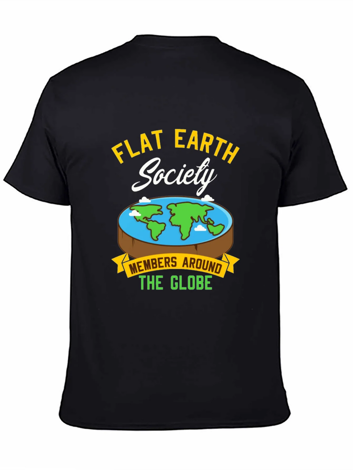 Flat Earth Society Graphic T-Shirt