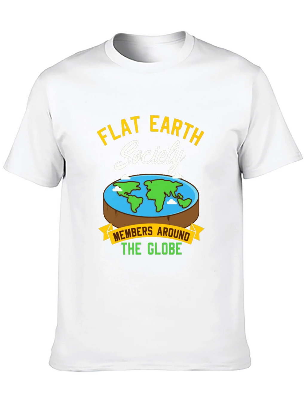 Flat Earth Society Graphic T-Shirt