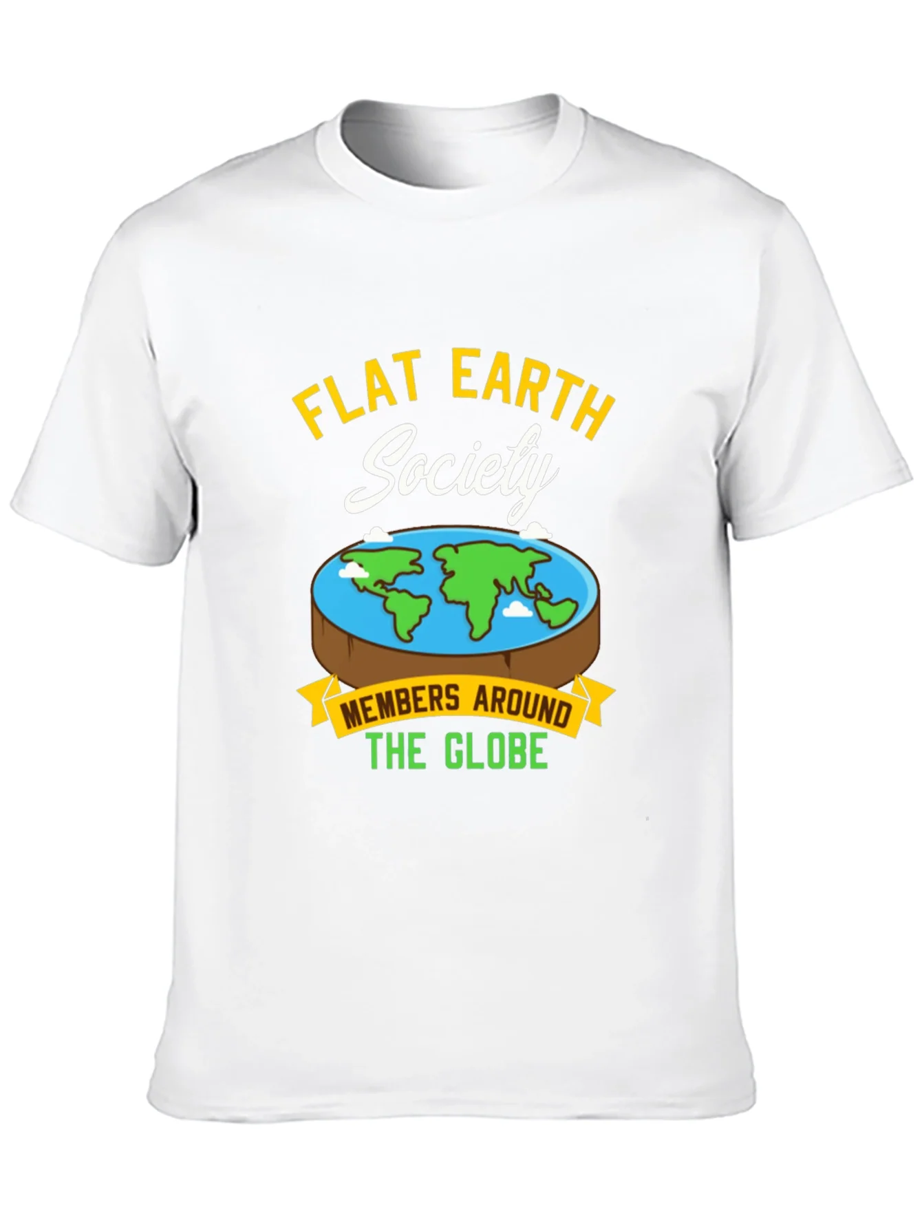 Flat Earth Society Graphic T-Shirt