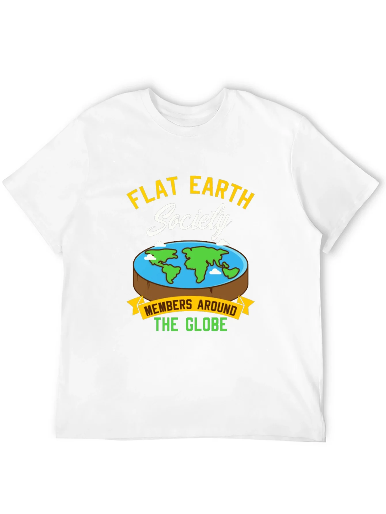 Flat Earth Society Graphic T-Shirt