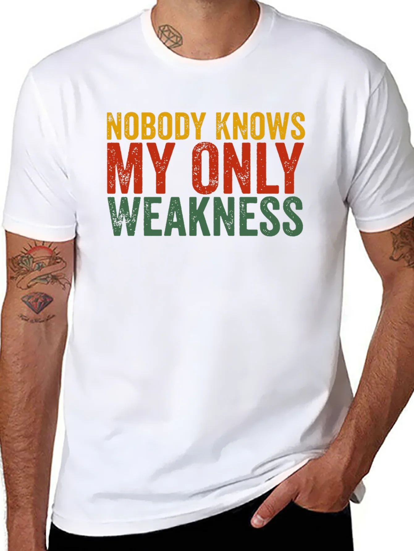 Nobody Knows My Only Weakness T-Shirt