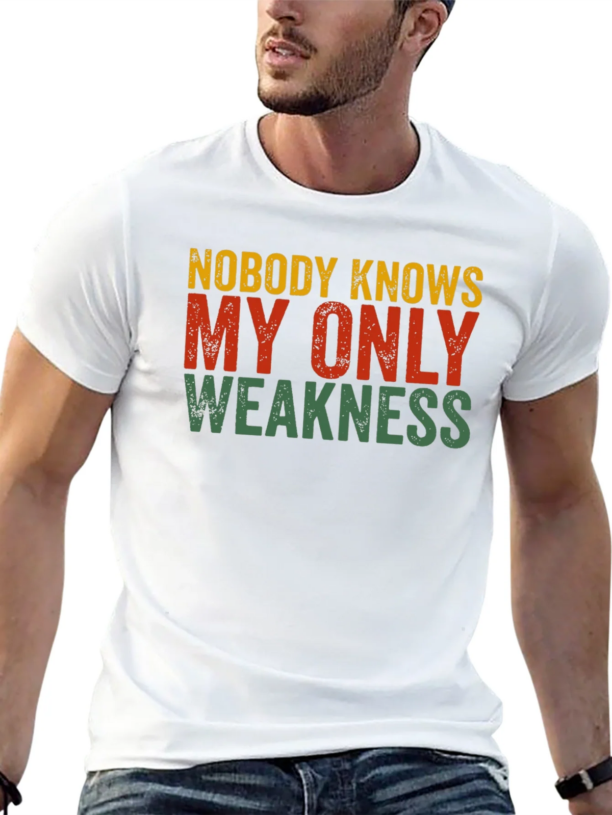 Nobody Knows My Only Weakness T-Shirt