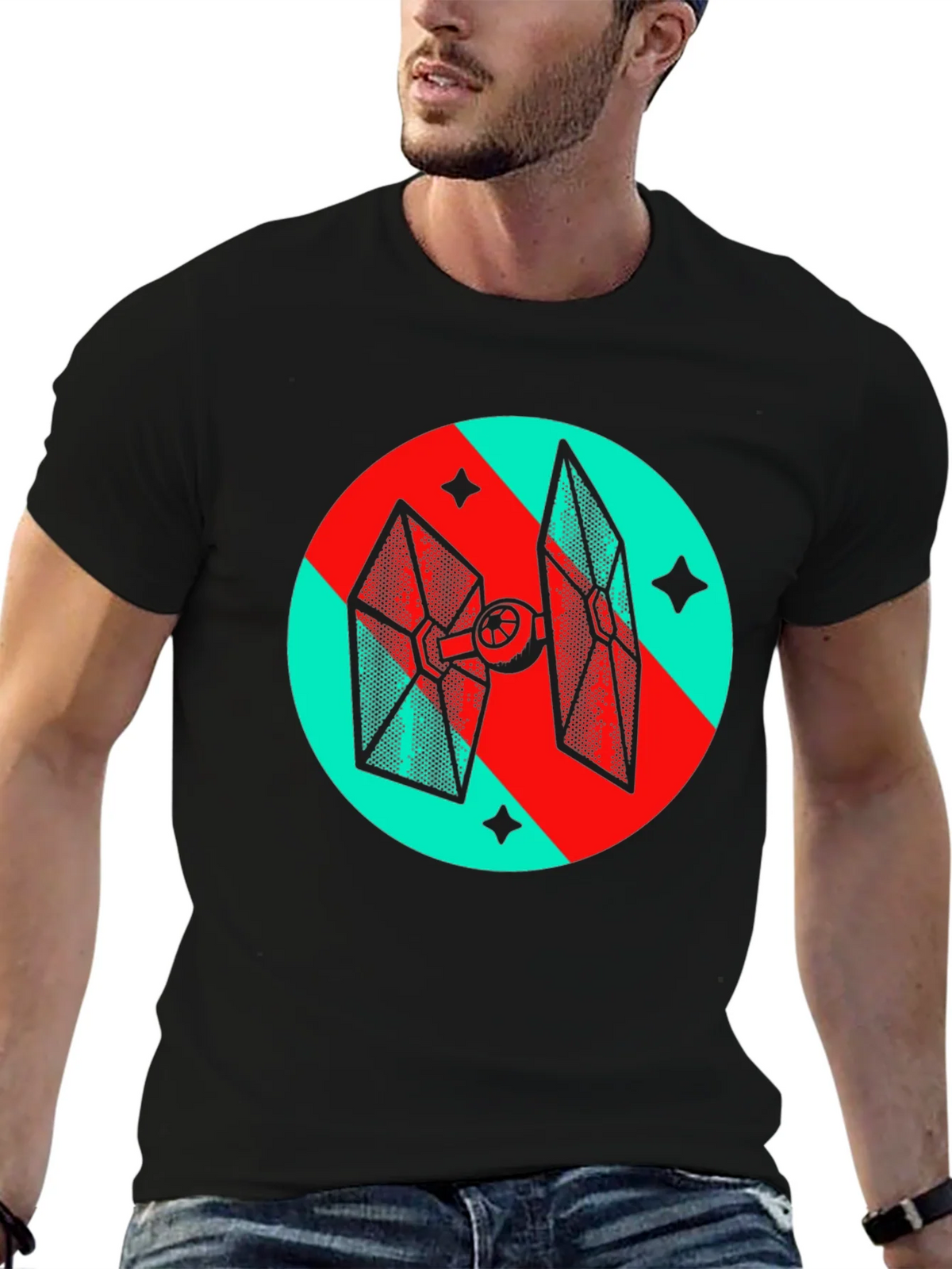 Sci-Fi Fighter Pilot Graphic Tee