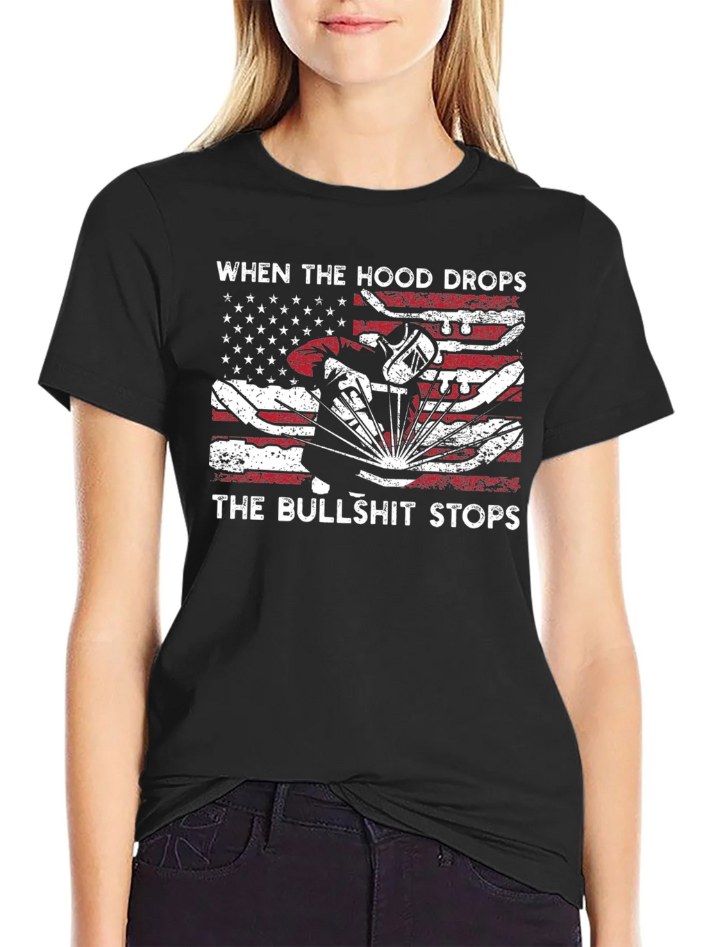 Welder Hood Drops T-Shirt